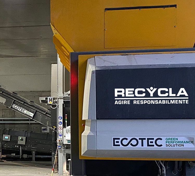 Il nuovo impianto per la produzione di Combustibile Solido Secondario di Recycla